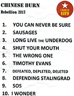 Chinese Burn - Rebellion Festival, Blackpool 4.8.17